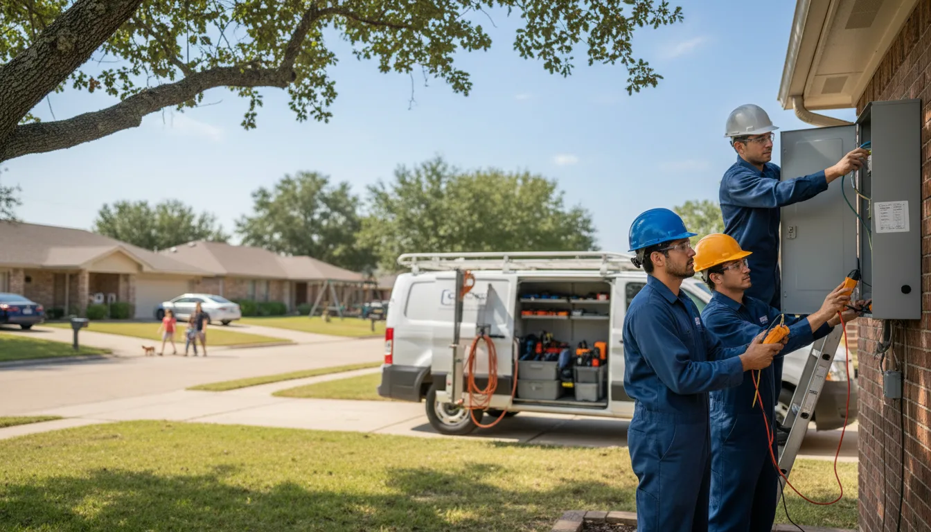 Certified electrician providing emergency electrical services in Waterport, NY